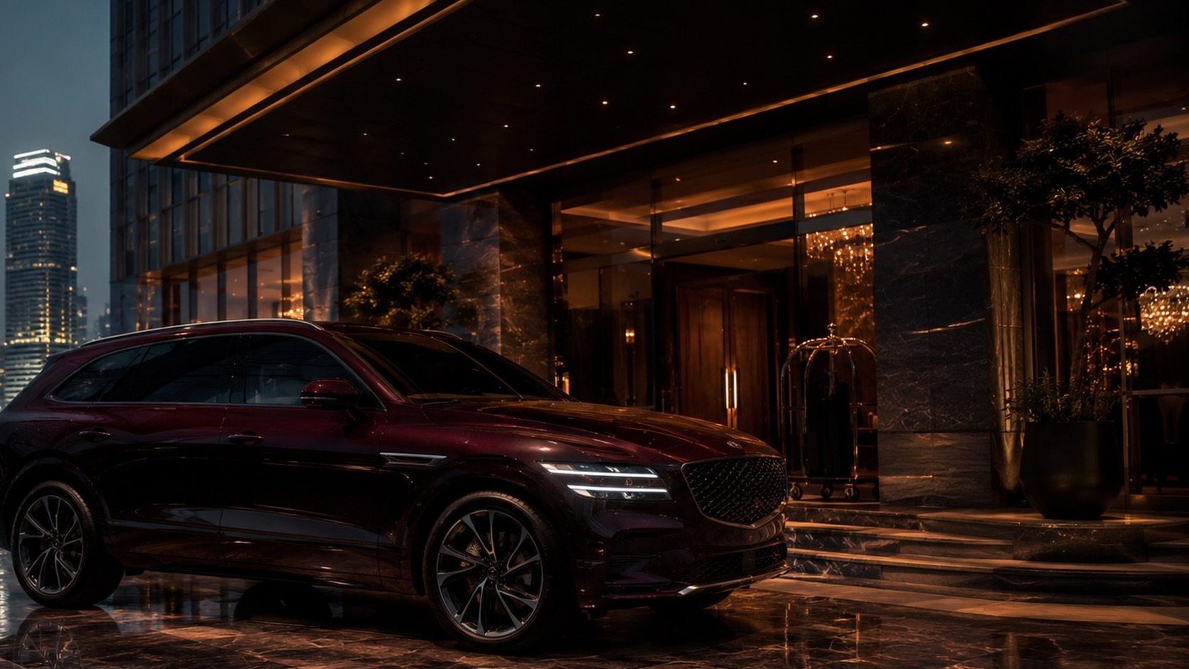 Premium SUV arrival scene representing BikeLife Blog service standards